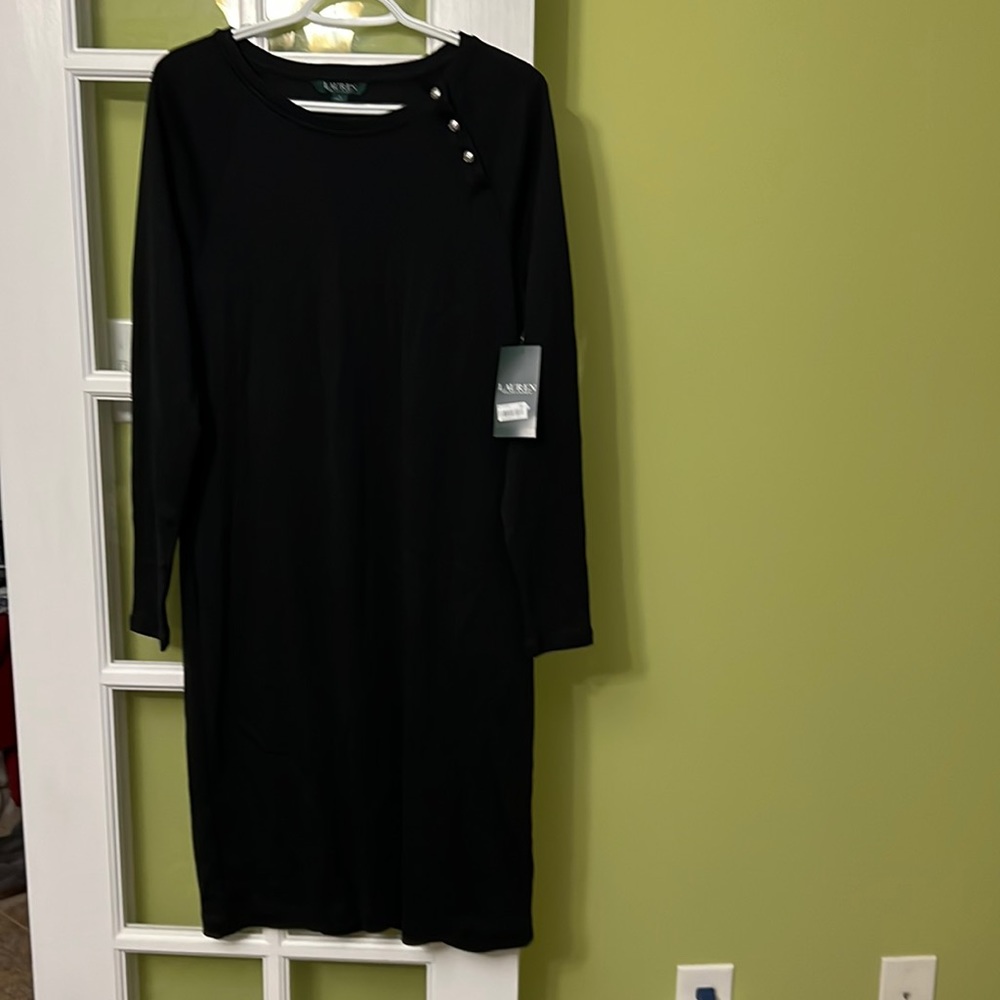 Ralph Lauren Dress, Size Large, Black